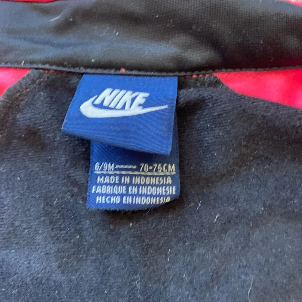Nike Athletic Jacket‎ Coat 6-9 Months Hot Pink Black Classic Baby Girl